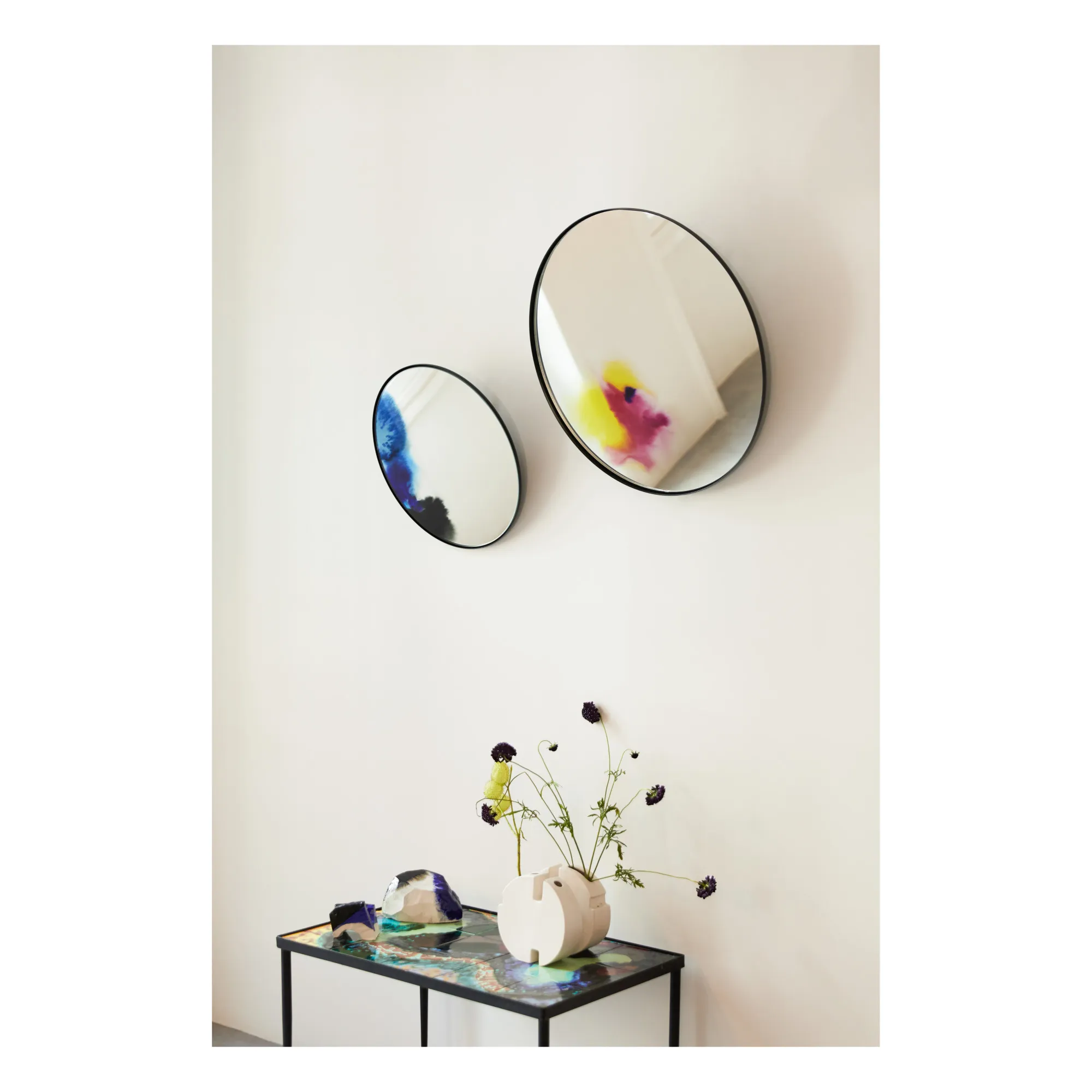 Miroir Francis, Constance Guisset | Bleu- Image produit n°1