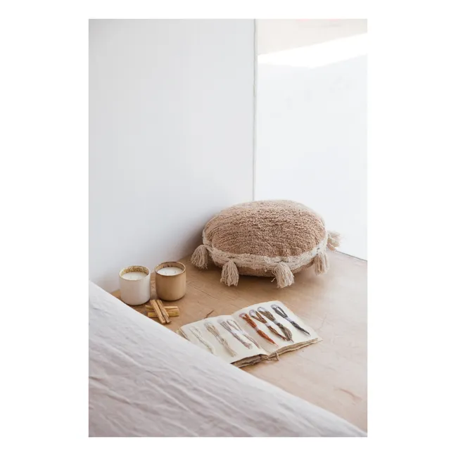 Sind Floor Cushion - Smallable x Lorena Canals | Taupe brown