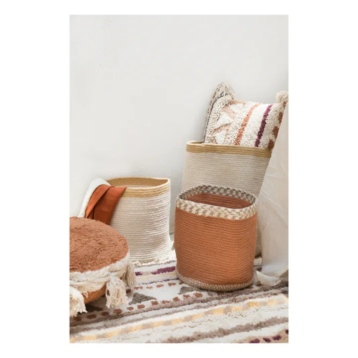 Susa Storage Basket - Smallable x Lorena Canals | Terracotta- Product image n°0