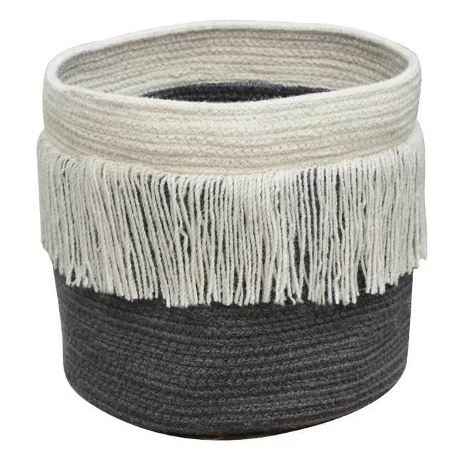 Cesta de almacenamiento Zarang Smallable X Lorena Canals | Gris Oscuro