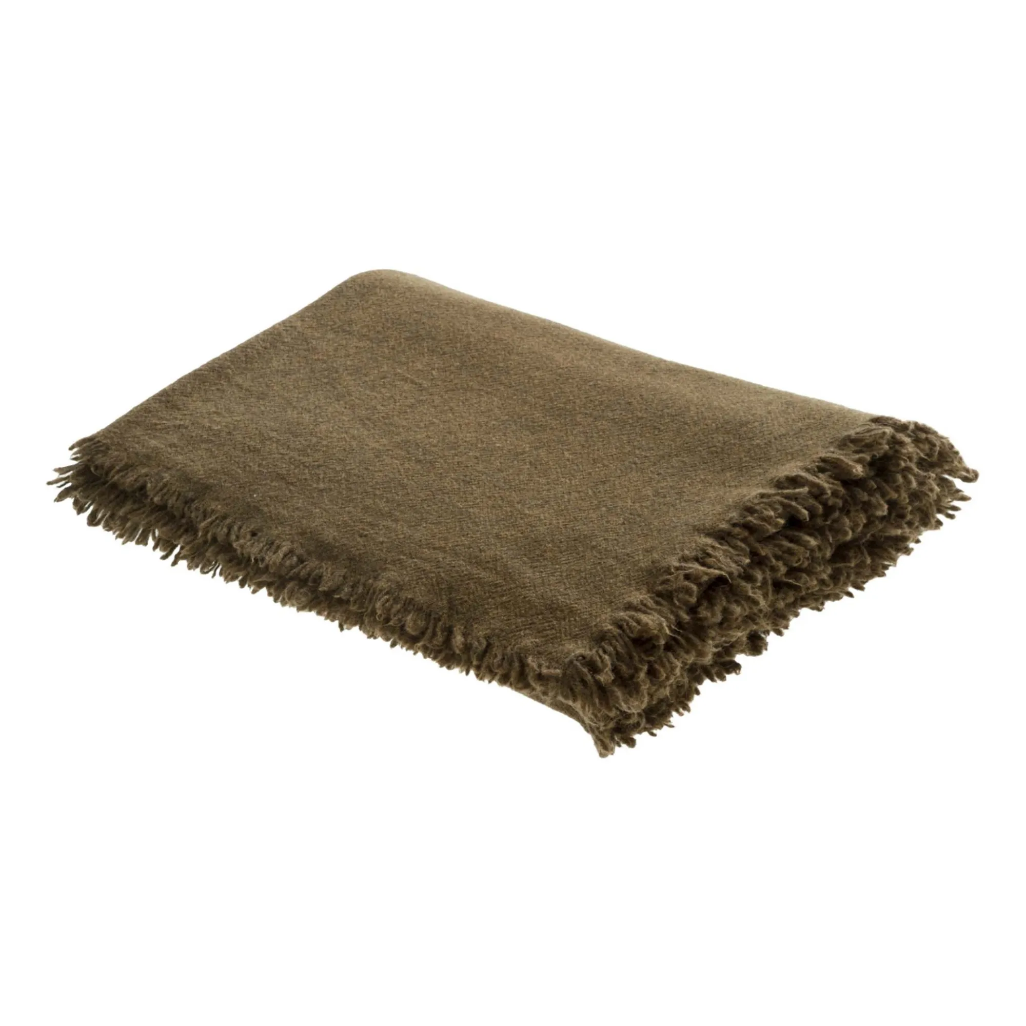 Vice Versa Fringed Blanket | Bronze- Product image n°0
