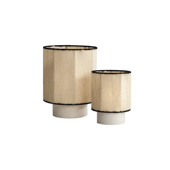 Kalé Stoneware Lamp | White- Product image n°1