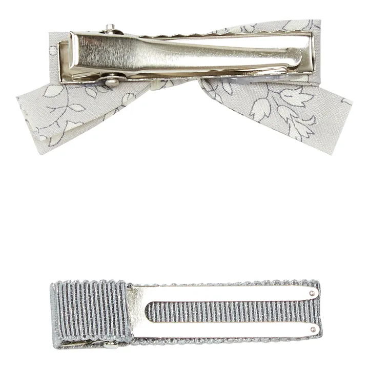 Set of 2 Liberty Hair Clips | Grey- Product image n°1