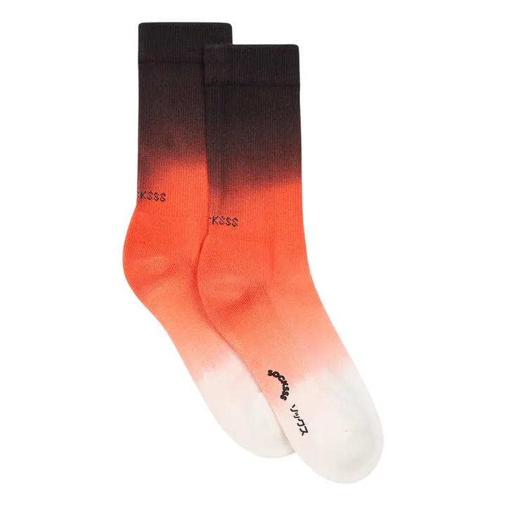 Socken Farbverlauf aus Bio-Baumwoll-Mix | Braun- Produktbild Nr. 0