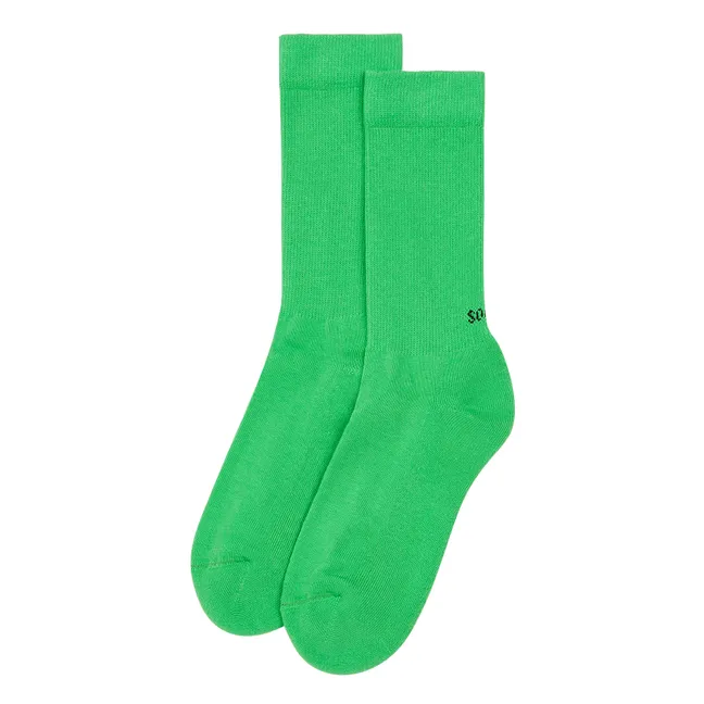 Calcetines de algodón orgánico mezcla | Verde