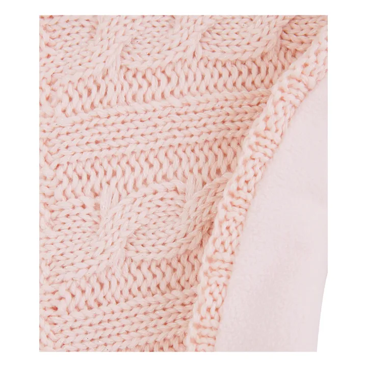 Sciarpa lavorata a maglia, modello: Torsas | Rosa- Immagine del prodotto n°1