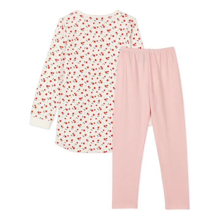Conjunto de pijama camisón y leggings de terciopelo | Rosa- Imagen del producto n°2
