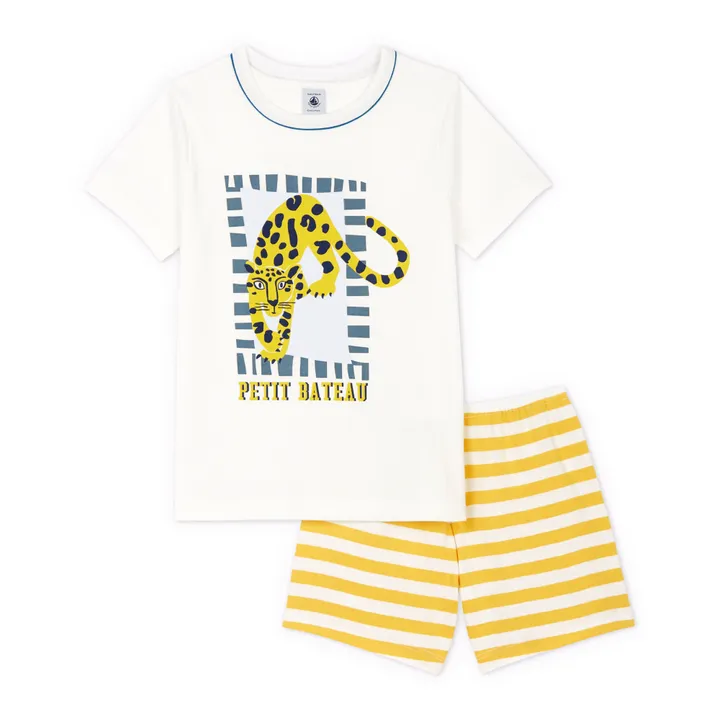 Tribord Lion Pyjama Set | Mustard- Product image n°0