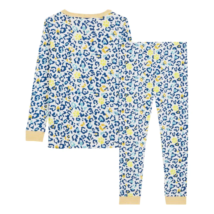 Conjunto de pijama Leopardo Trycicle | Azul- Imagen del producto n°2