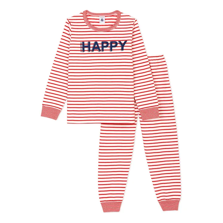 Trombino Happy Pyjama Set | Red- Product image n°0