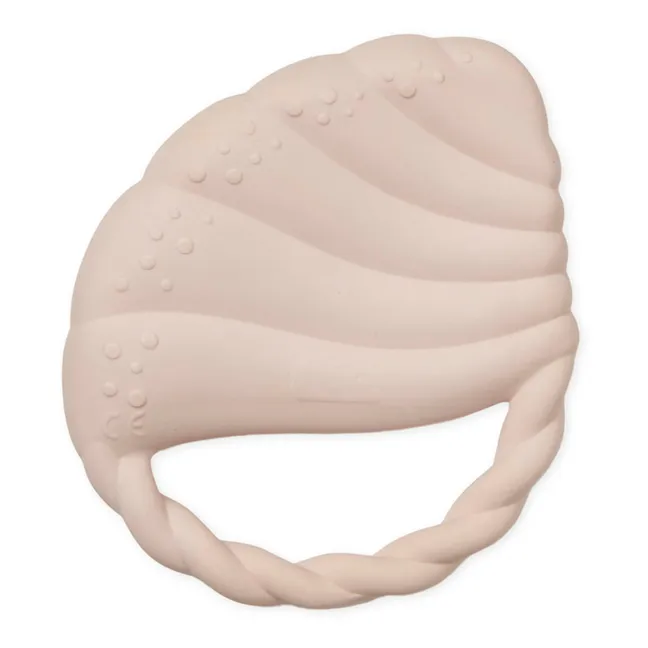 Shell Teething Ring | Pale pink