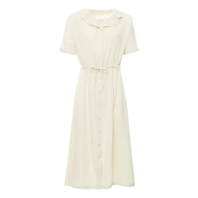 Robe Camarine Coton Bio - Collection Femme  | Crème