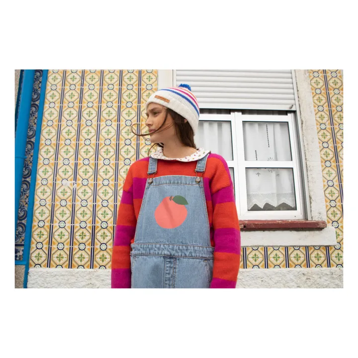 Striped Mohair Jumper | Pink- Product image n°1