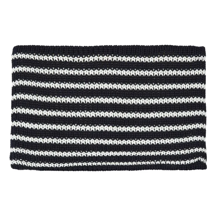 Striped Scarf | Navy blue- Product image n°0