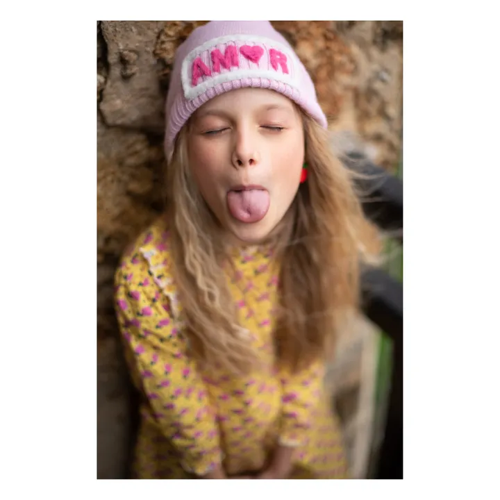 Minista Amor Beanie | Pale pink- Product image n°1