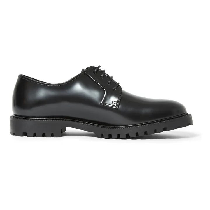 7499 Leather Derby Shoes | Black- Product image n°0