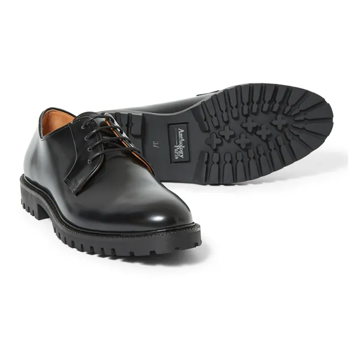7499 Leather Derby Shoes | Black- Product image n°2