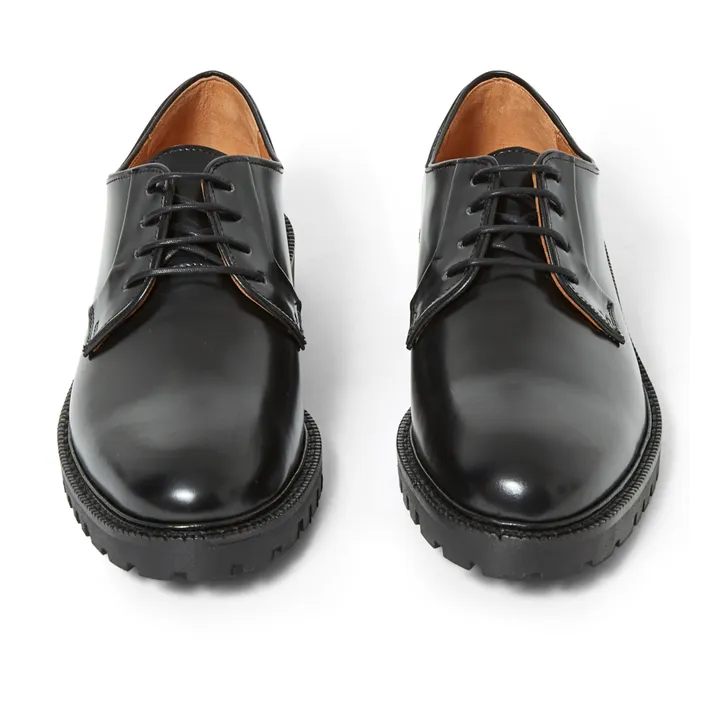 7499 Leather Derby Shoes | Black- Product image n°3