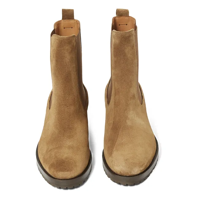 7456 Chelsea Suede Boots | Tabacco
