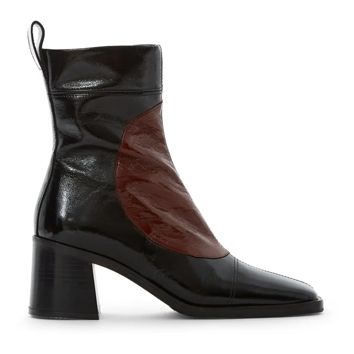 Larisa Two-tone Boots | Black- Product image n°0
