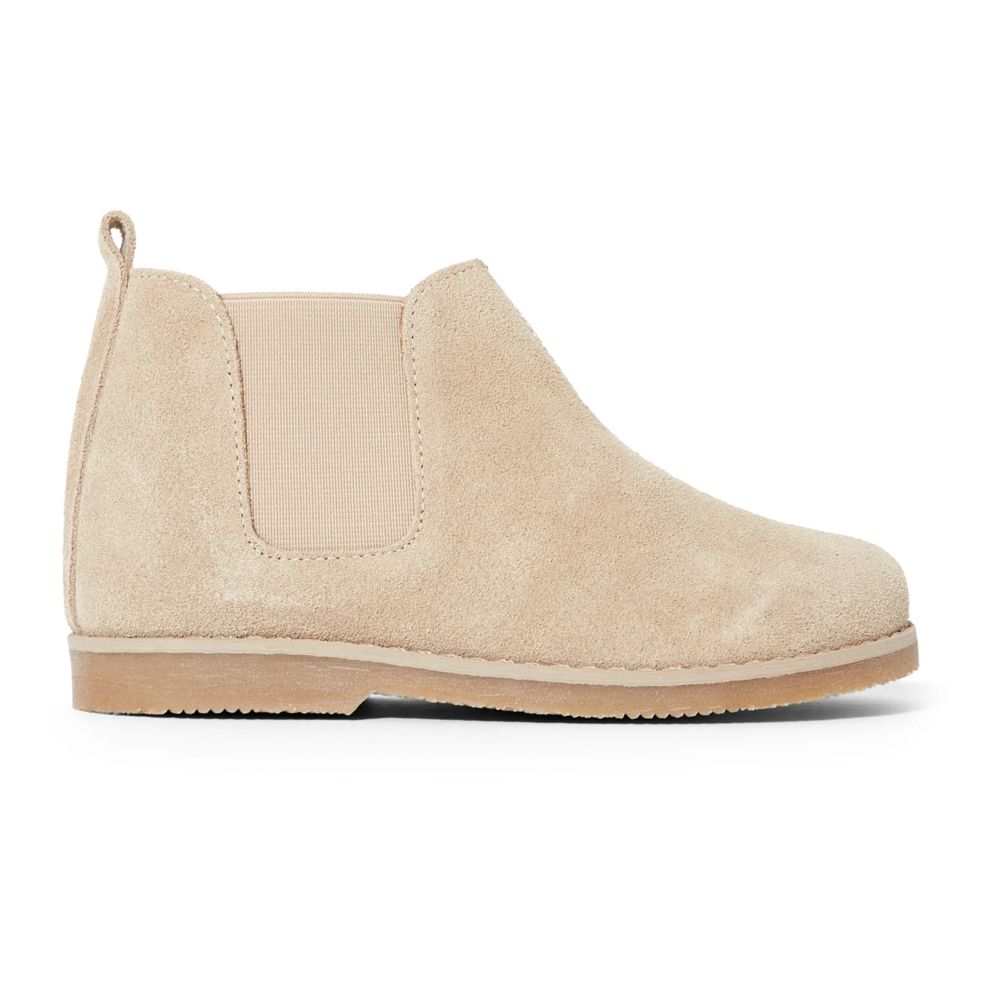 Babywalker Beige Zip-Up Chelsea Boots