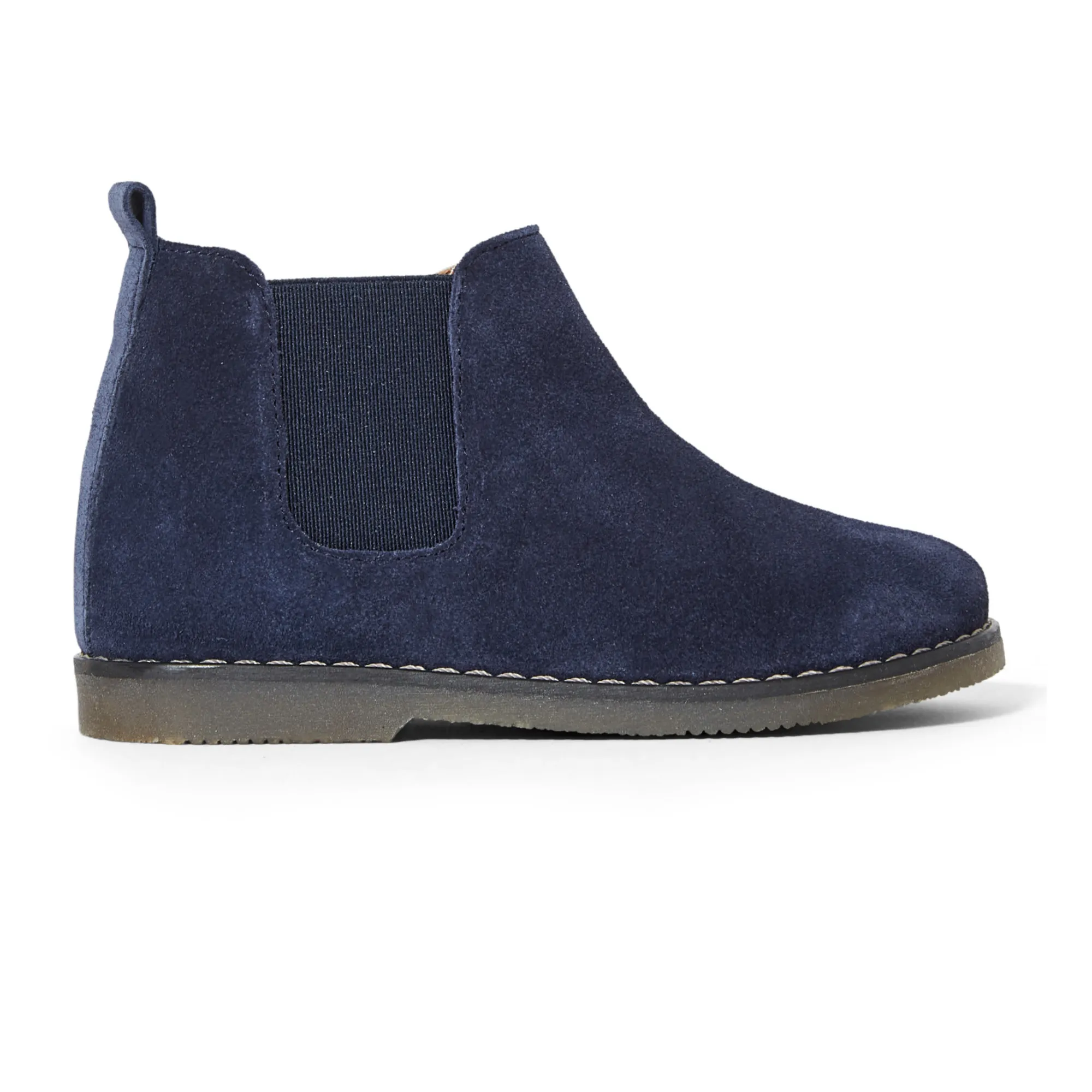 Babywalker Blue Zip-Up Chelsea Boots