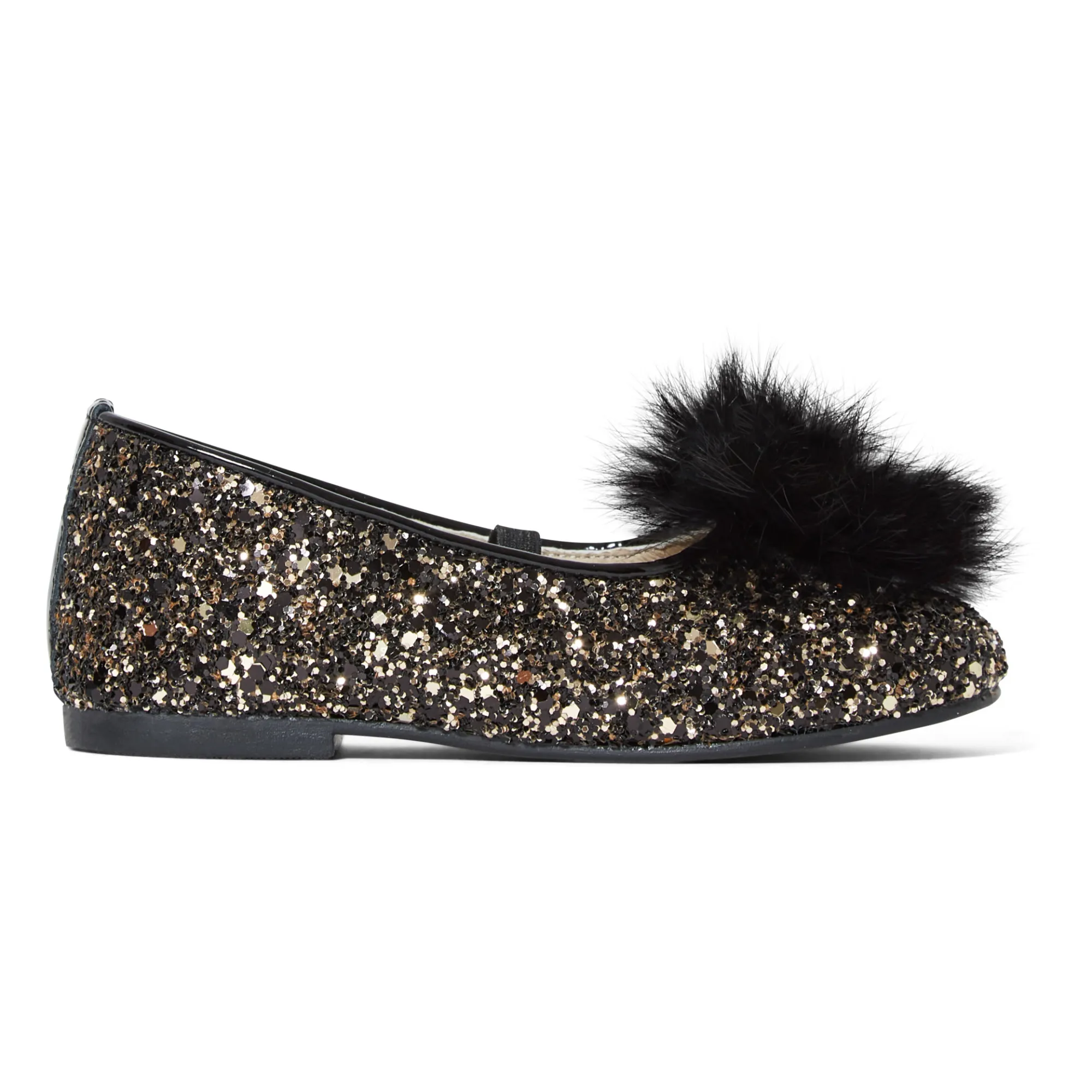 Babywalker Gold Glitter Ballet Flats