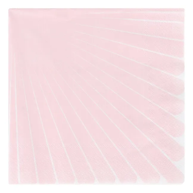 Papierservietten Pastel- 20-teiliges Set | Blassrosa