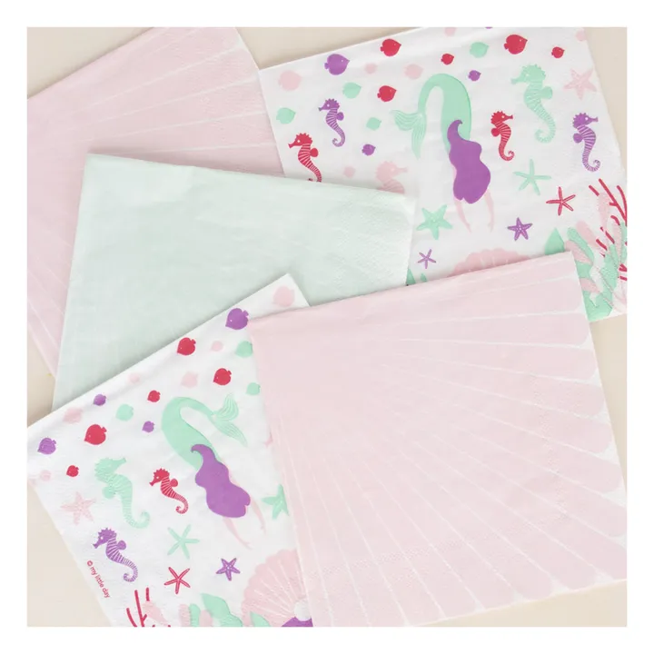 Vintage Pastel Paper Napkins - Thumbnail 2