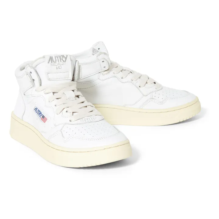Medaliste High-top Sneakers | White- Product image n°1
