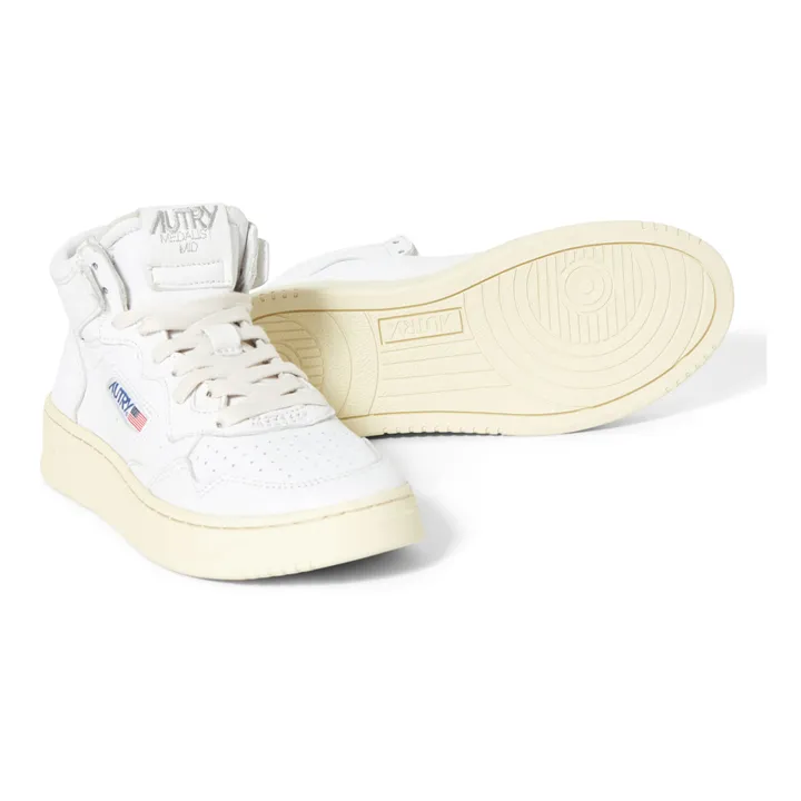 Medaliste High-top Sneakers | White- Product image n°2