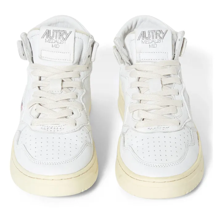 Medaliste High-top Sneakers | White- Product image n°3