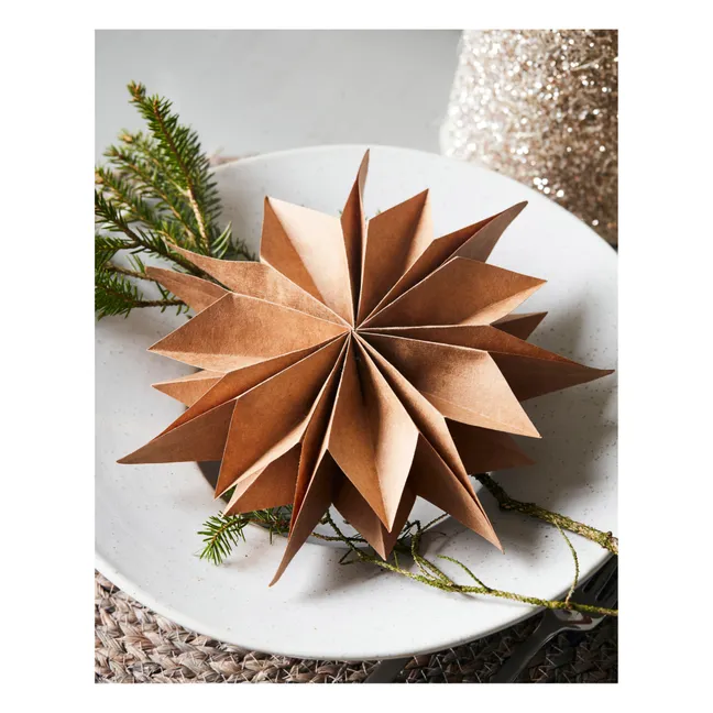 Adorno navideño Estrella de papel