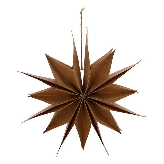 Adorno navideño Estrella de papel