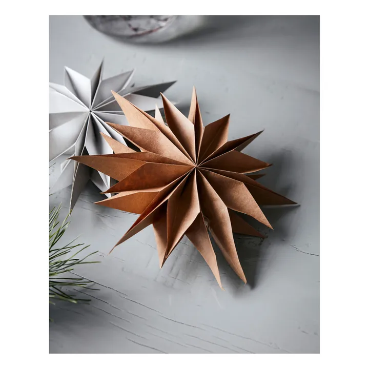 Décoration de Noël étoile en papier- Image produit n°5
