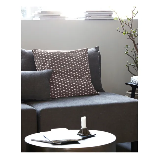 Nero Cotton Cushion Cover  | Grey