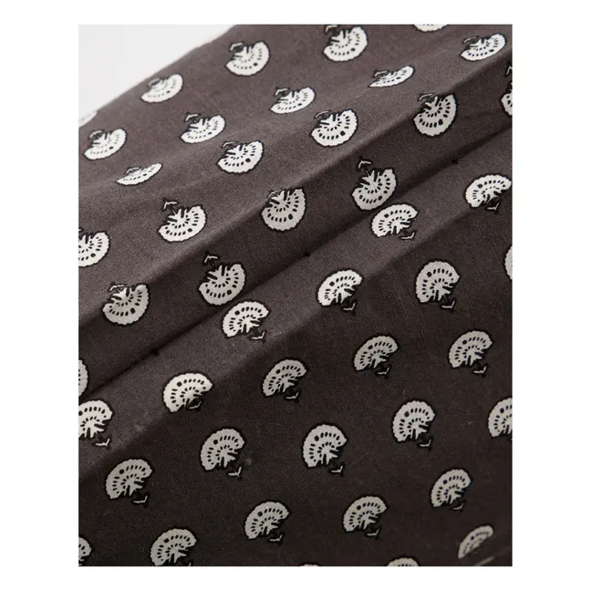 Nero Cotton Cushion Cover  | Grey