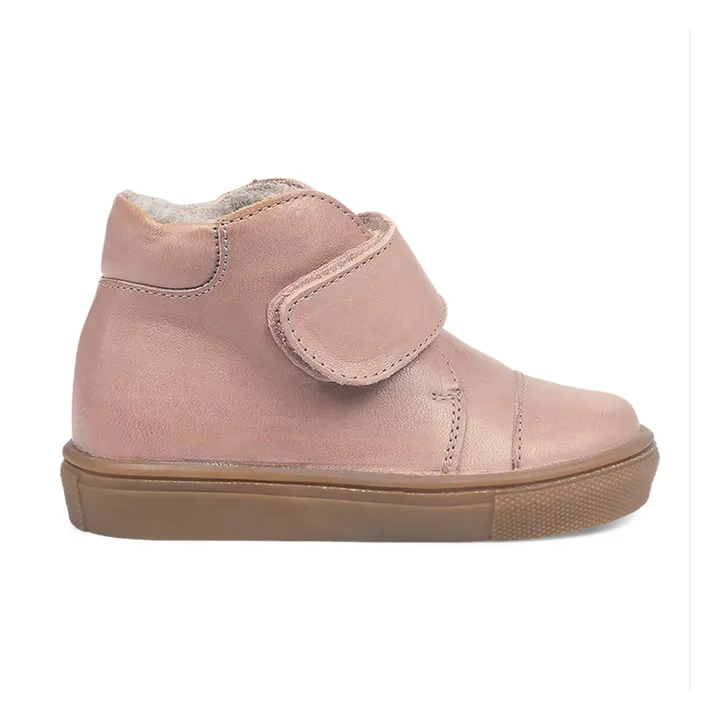 Toasty 1-Velcro Sherpa-lined Sneakers | Dusty Pink- Product image n°0