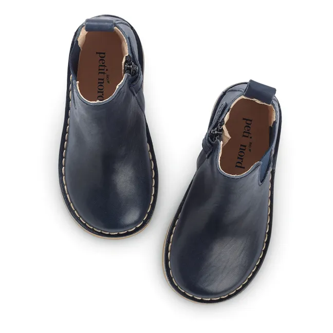 Boots Ankle Zip | Bleu marine