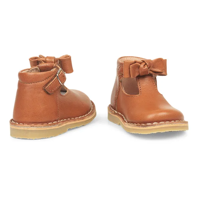 Fiocco T-Bar per bambini | Cognac