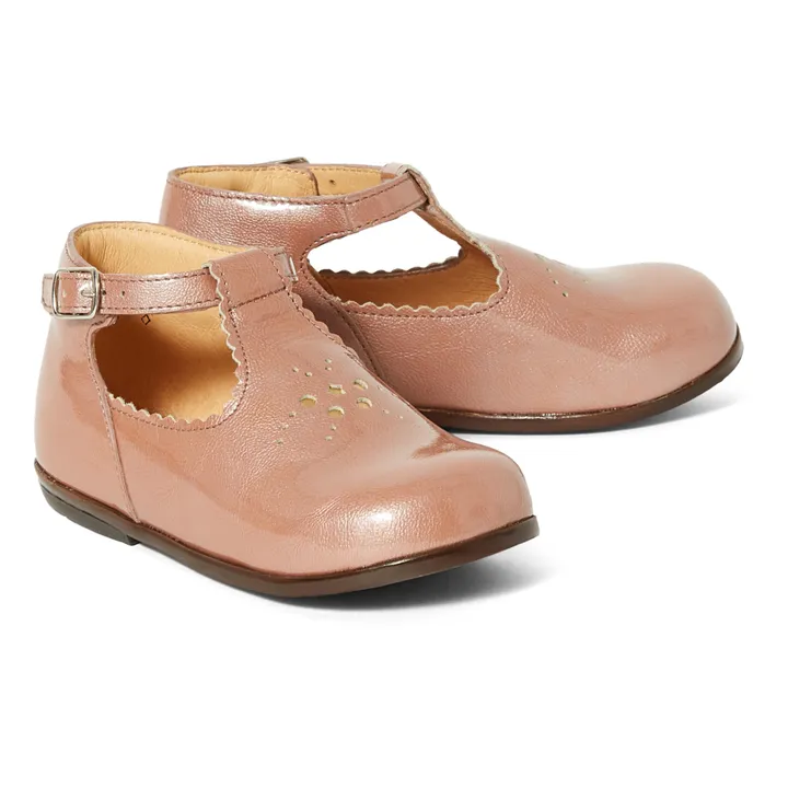Zeus Apache Patent Mary Janes | Pink- Product image n°1