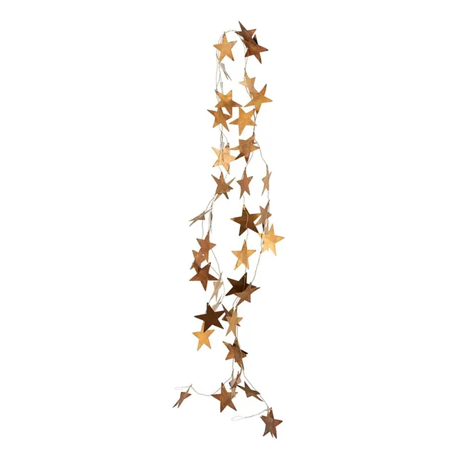 Guirlande décorative étoile | Laiton