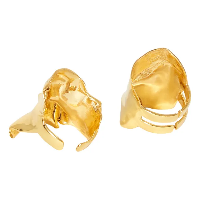 Flow Combination Rings | Gold