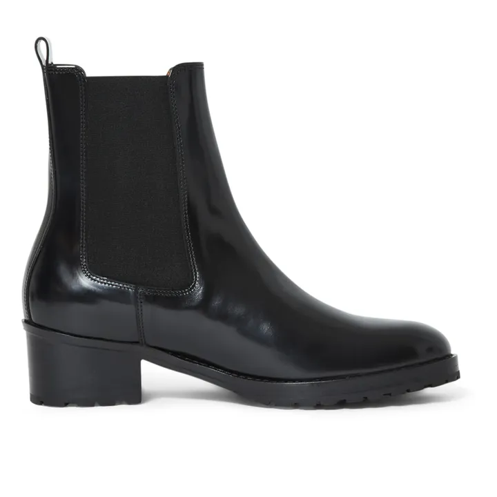 7456 Chelsea Leather Boots | Black- Product image n°0