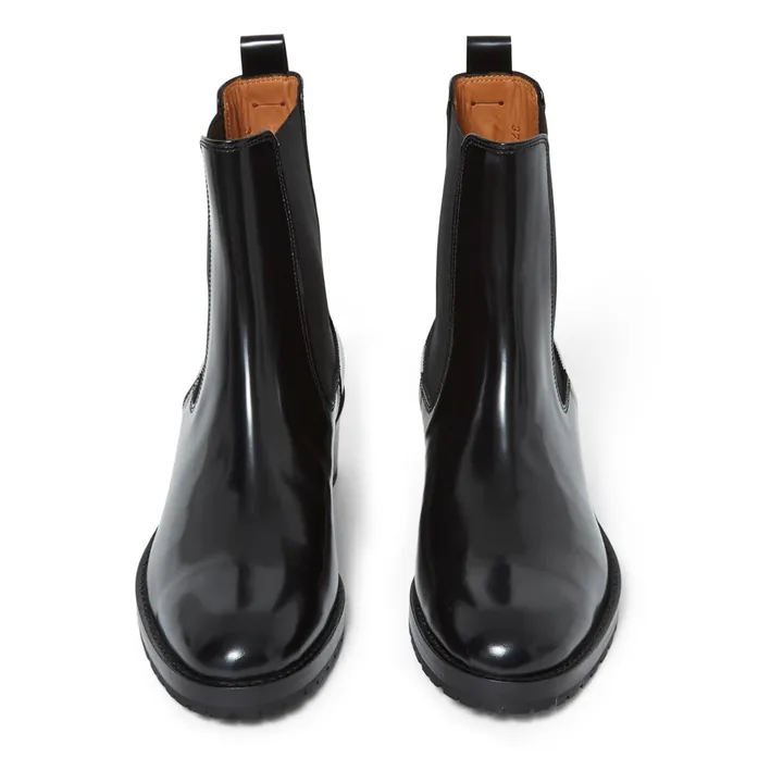 7456 Chelsea Leather Boots | Black- Product image n°3