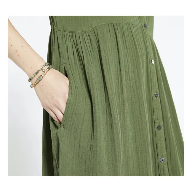 Pulsera de esmeraldas Clio | Verde