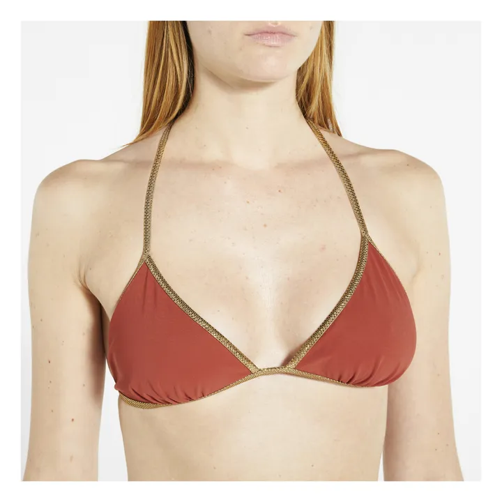 Maillot 2 Pièces Bikini Réversible Hampton | Rouge brique- Image produit n°3