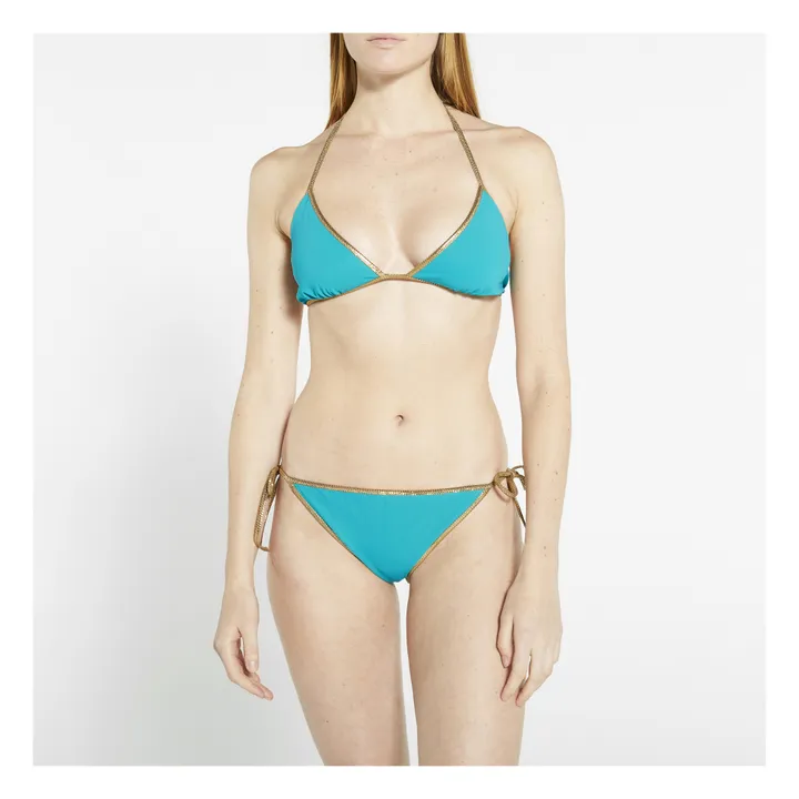Badeanzug zweiteilig Reversibel Bikini Hampton | Grün- Produktbild Nr. 1