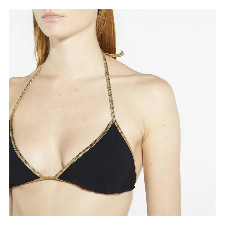 Badeanzug zweiteilig Reversibel Bikini Hampton | Schwarz- Produktbild Nr. 3