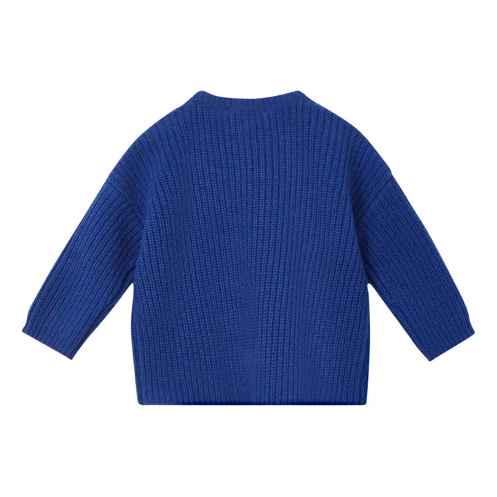 Elford Merino Wool Jumper | Azure blue- Product image n°2